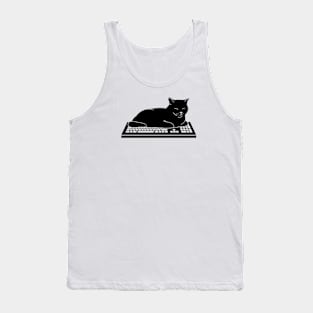 No Work Cat - Inverted Tank Top